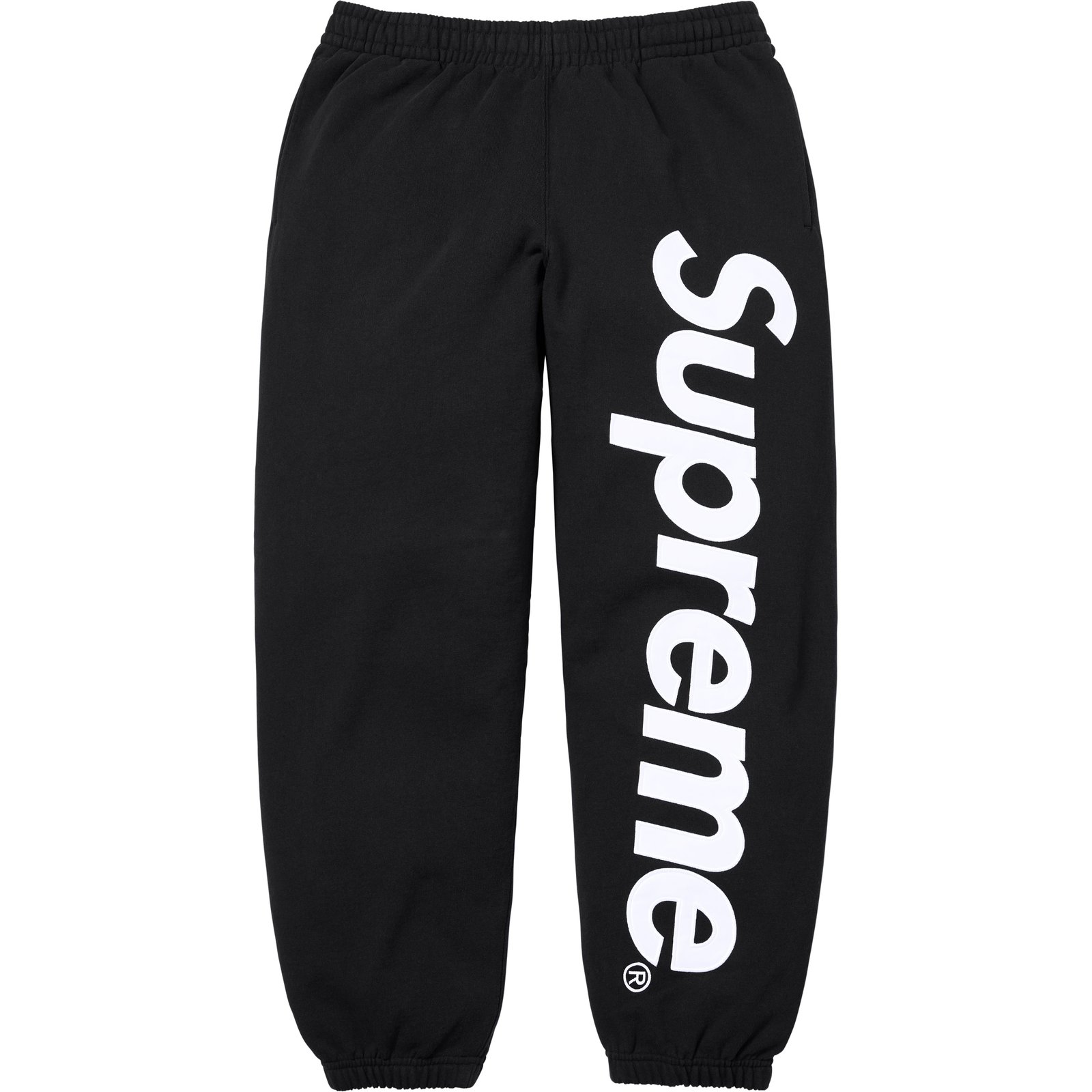 Satin Appliqué Sweatpant