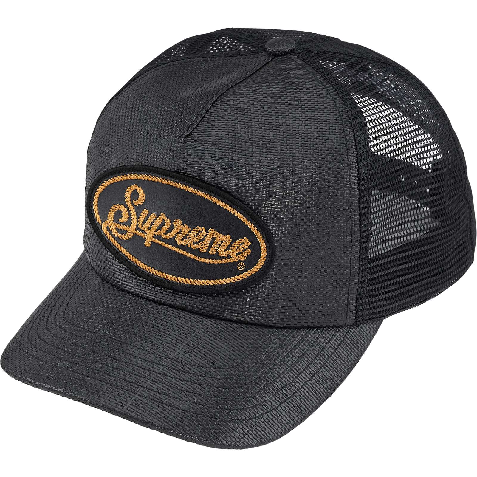 Raffia Mesh Back 5-Panel