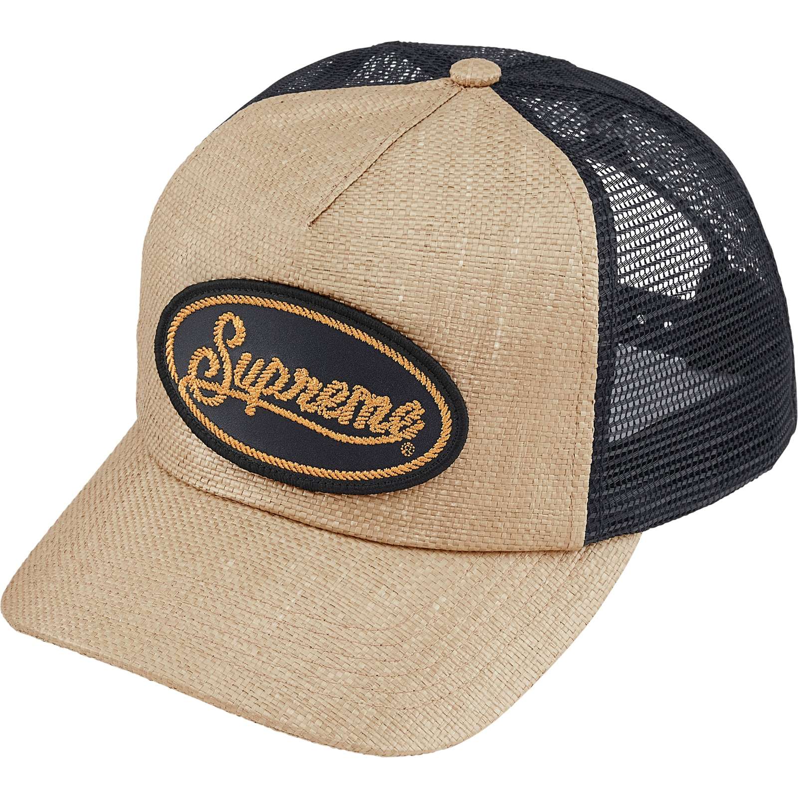 Raffia Mesh Back 5-Panel